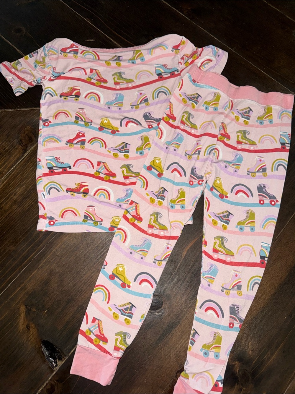Little Sleepies Retro Rollerskates Bamboo Pajamas Size 3T - Picture 2 of 3